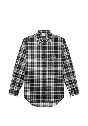 VETEMENTS checked shirt - Black