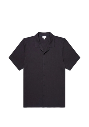 Sunspel Riviera camp collar shirt - Blue