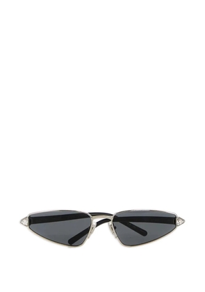 VALENTINO GARAVANI EYEWEAR stud-embellished cat-eye sunglasses - Silver