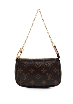 Louis Vuitton Pre-Owned 2020 Monogram Mini Pochette Accessoires handbag - Brown