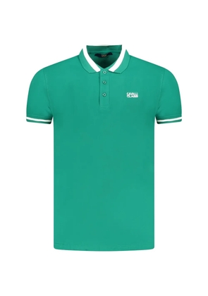 Cavalli Class logo-embroidered polo shirt - Green