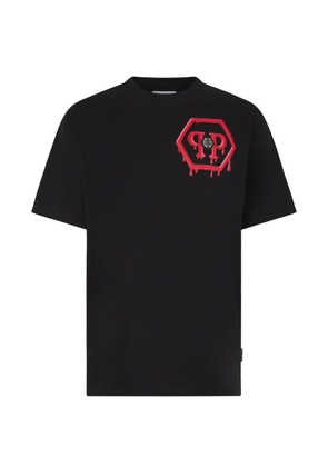 Philipp Plein logo-print round-neck T-shirt - Black