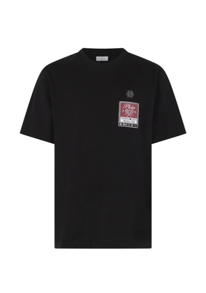 Philipp Plein round-neck label T-shirt - Black