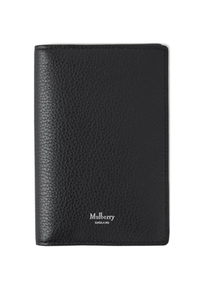 Mulberry logo-print passport cover - Black