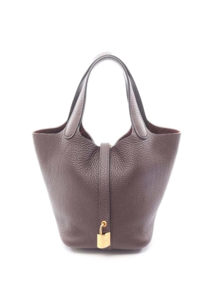 Hermès Pre-Owned 2022 Clemence Picotin Lock 18 handbag - Red