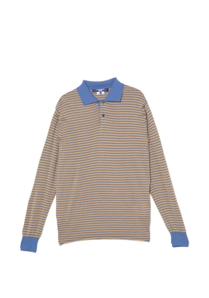 Junya Watanabe MAN striped polo shirt - Yellow