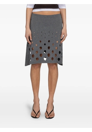 Gimaguas Aros cut-out skirt - Grey