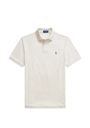 Polo Ralph Lauren logo-embroidered polo shirt - Neutrals