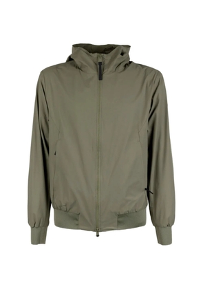 People Of Shibuya hooded ribbed-trim jacket - Green