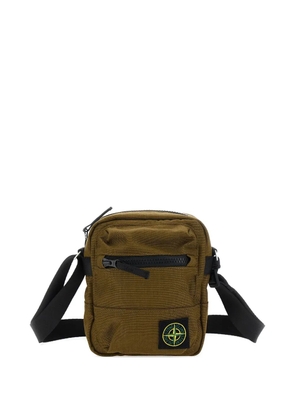 Stone Island Compass-badge crossbody bag - Green