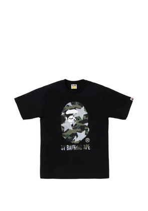 A BATHING APE® Ape Head camouflage-print T-shirt - Black