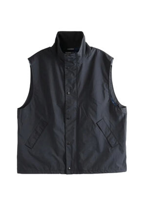 Nanamica hooded press-stud gilet - Black