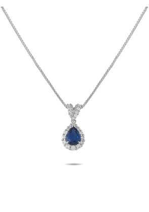 LB Exclusive sapphire and diamond necklace - Silver