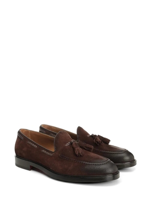corvari tassel suede loafers - Brown