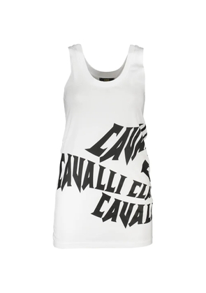 Cavalli Class graphic-print tank top - White