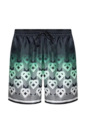 Casablanca monogram-print drawstring shorts - Black