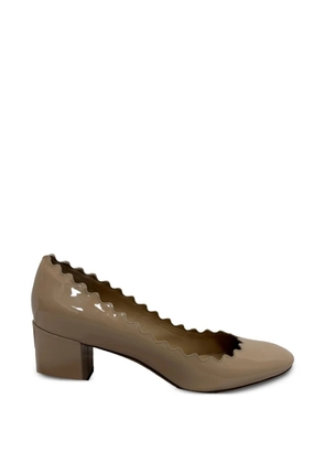 Chloé Vintage Lauren scalloped pumps - Neutrals