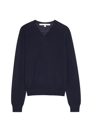RÙADH Oscar V-neck fine-knit sweater - Blue
