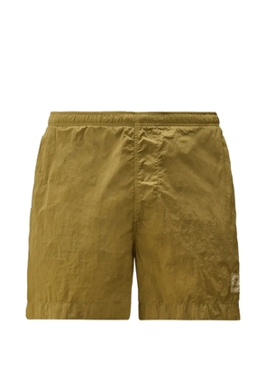 C.P. Company logo-patch swim shorts - Green