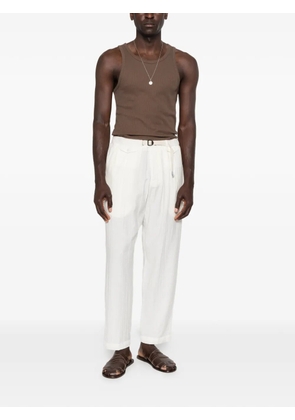 White Sand pocket belted trousers - Neutrals
