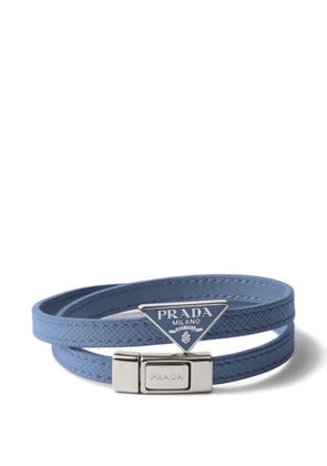 Prada Saffiano Leather bracelet - Blue
