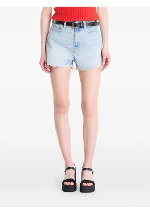 Tommy Hilfiger distressed frayed-hem shorts - Blue