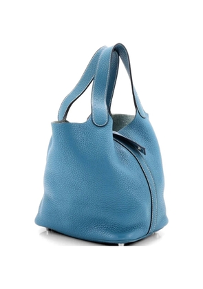 Hermès Pre-Owned Picotin Bag Clemence PM tote bag - Blue