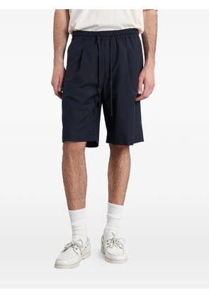Greyed Davis drawstring pleated shorts - Blue