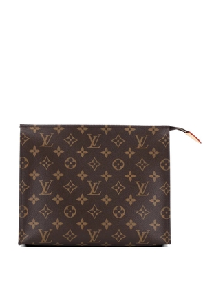 Louis Vuitton Pre-Owned Toiletry Pouch Monogram Canvas 26 clutch bag - Brown