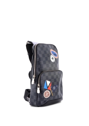 Louis Vuitton Pre-Owned Avenue Sling Bag Limited Edition Damier Graphite LV League crossbody bag - Black