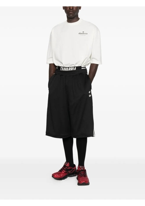 adidas x Willy Chavarria logo-embroidered mesh shorts - Black