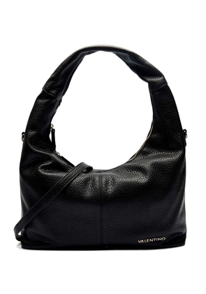 MARIO VALENTINO pebbled-texture logo-lettering tote bag - Black