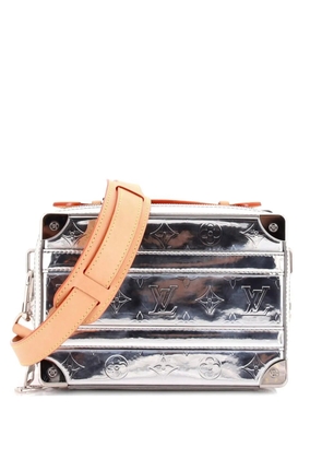 Louis Vuitton Pre-Owned Handle Soft Trunk Bag Monogram Mirror Coated Canvas satchel - Silver