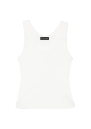 Le Petit Pulle ribbed-knit scoop-neck sweater - White