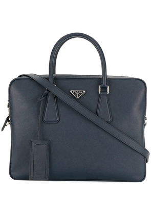 Prada classic laptop bag - Blue