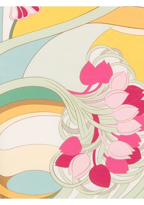 La DoubleJ fringed scarf - Green