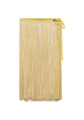 Prada skirt with sequin fringe - Yellow