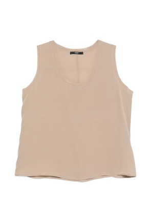 Seventy scoop-neck sleeveless top - Neutrals