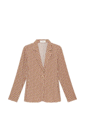 MALIPARMI Mini Mouliné jacket - Brown