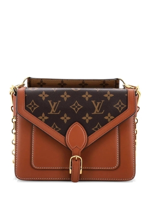 Louis Vuitton Pre-Owned Biface Handbag Leather and Reverse Monogram Canvas shoulder bag - Brown