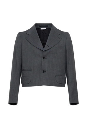 Comme des Garçons Homme Plus x Hizume herringbone-pattern dinner jacket - Grey