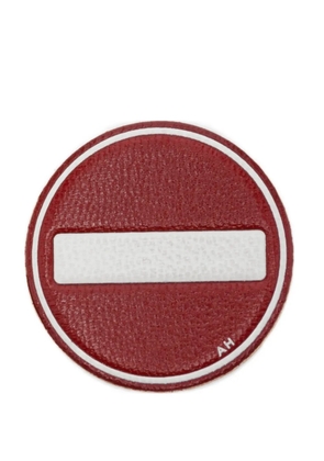 Anya Hindmarch x Charlotte Stockdale x Smiley no-entry sticker - Red