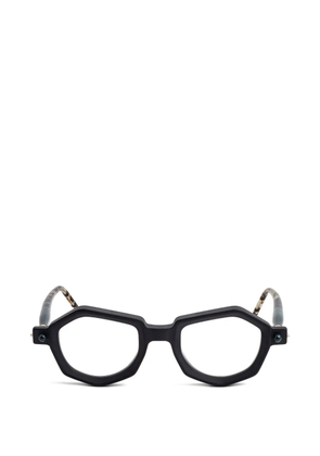 Kuboraum geometric-frame glasses - Black