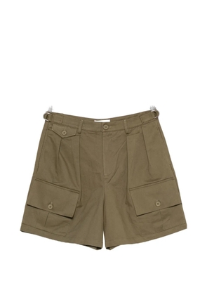 FOUND pleated cargo shorts - Green