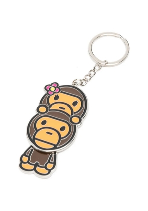 BAPE BLACK *A BATHING APE® Baby Milo keyring - Brown