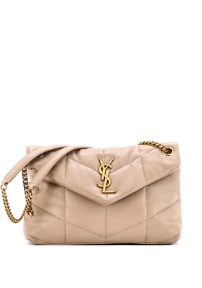 Saint Laurent Pre-Owned Loulou Puffer Shoulder Bag Quilted Leather Small crossbody bag - Neutrals