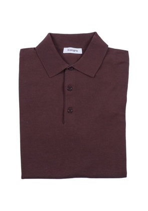 Kangra button-up polo shirt - Brown