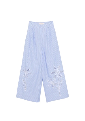 Mira Mikati striped trousers - Blue