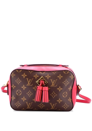 Louis Vuitton Pre-Owned Saintonge Handbag Monogram Canvas with Leather crossbody bag - Brown