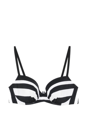 Maryan Mehlhorn striped underwired bikini top - Black